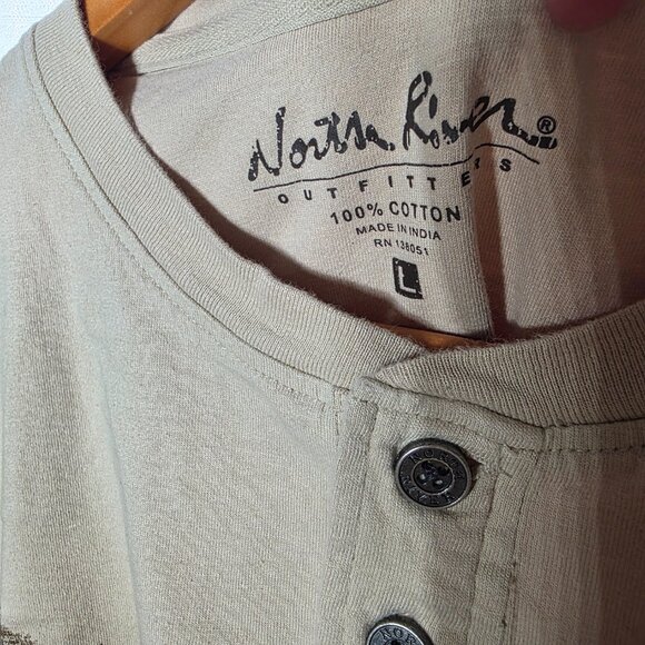 North River Outfitters Men's Long Sleeve Top size Large - Picture 3 of 6